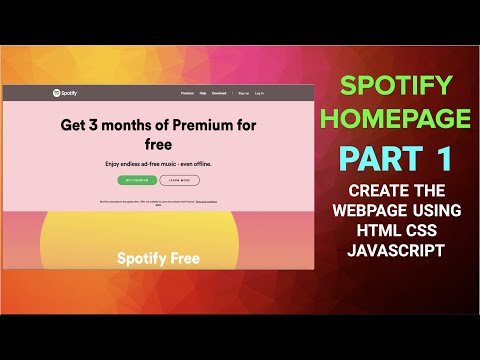 Spotify app html github step by step sis